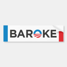 BAROKE BUMPER STICKER
