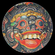 Barong, King of The Spirits plate by Whimzwhirled plates