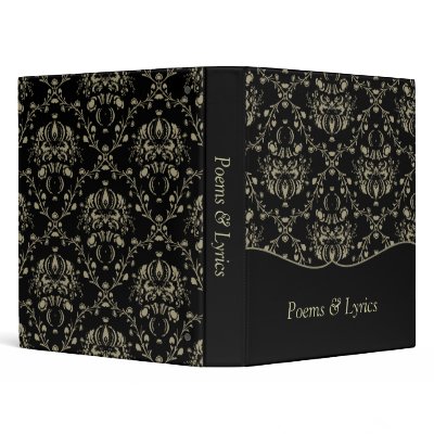 Baroque Damask binder by BluePlanet