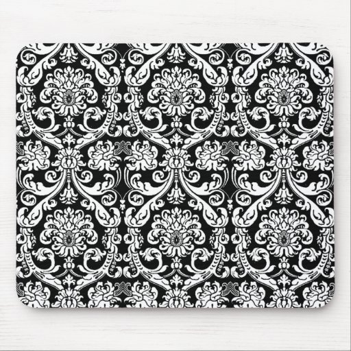 Baroque Damask Mousepad