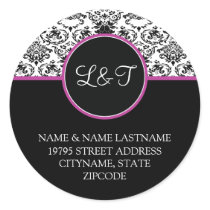 Baroque Elegance Address Label Envelope Seal