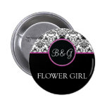 Baroque Elegance Flower Girl Button