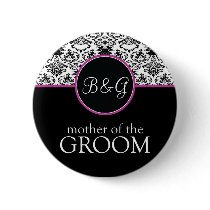 Baroque Elegance Mother of the Groom Button