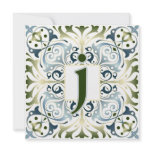 Baroque Letter J invitations