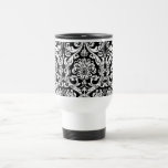 Baroque White Travel Mug