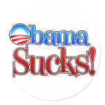 Barrack Obama Sucks stickers