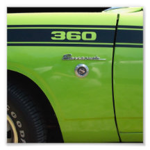 Barracuda 360 sport classic car image photo print