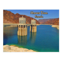 Barrage de Hoover et Lake Mead Carte Postale