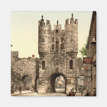 Barre de Micklegate, York, Yorkshire, Angleterre Magnets
