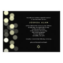 Barre de projecteur/invitation de bat mitzvah