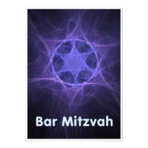 Barre Mitzvah Cartons D'invitation