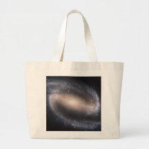 Barred Spiral Galaxy Canvas Bags