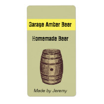 Barrel Beer Label
