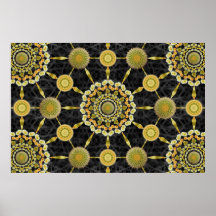 Barrel Cactus Array 1 Poster