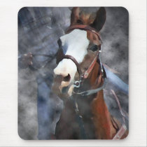 BARREL HORSE MOUSE PAD