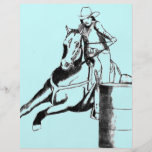 Barrel Racer 100 Flyer Design
