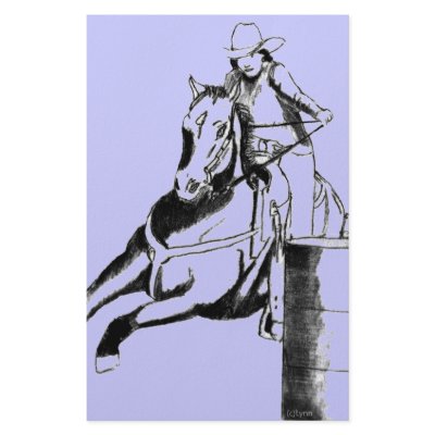 Barrel Racer 100 Personalized Stationery by saddleblkt