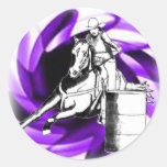 Barrel Racer 101 Round Stickers