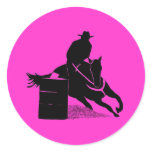 Barrel Racer 200 Round Stickers