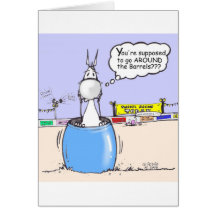 Barrel Racer Card