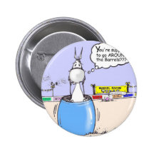 Barrel Racer Pinback Button