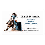 Barrel Racing Business Card Templates