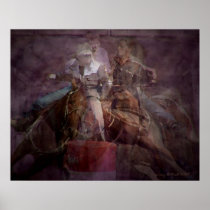 Barrel Racing Competition Poster
