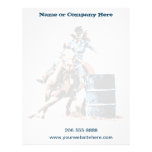 Barrel Racing Letterhead