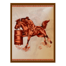 Barrel Racing_Post Card