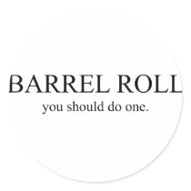 Barrel Roll 1 Stickers