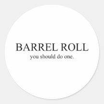 Barrel Roll 1 Stickers