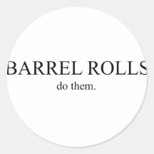 Barrel Roll 5 Stickers