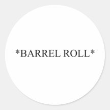Barrel Roll 6 Sticker