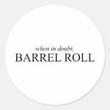 Barrel Roll 7 Stickers