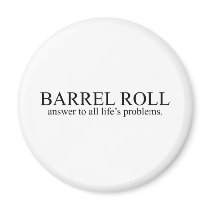 Barrel Roll 8 Fridge Magnet