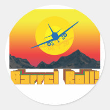 Barrel Roll Retro 1 Sticker