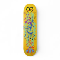 Barrel X Limited "Hearts & Stars" Skateboard