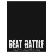 Barrelman x Rock Bottom x Beat Battle Personalized Flyer