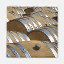 Barrels Of Wine Fridge Magnets