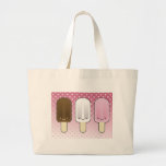Barres de crème glacée de Popsicle de Kawaii Sac De Toile