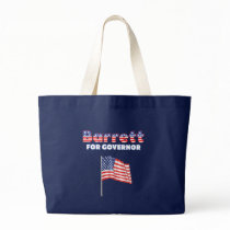 Barrett for Governor Patriotic American Flag Bag