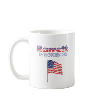 Barrett for Governor Patriotic American Flag Mugs
