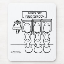 Barrier Free Public Restroom Mousepad