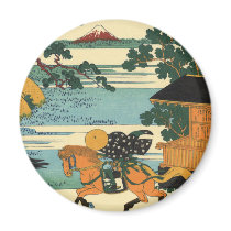 Barrier Town on the Sumida River Fridge Magnet