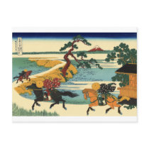 Barrier Town on the Sumida River Post Cards