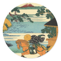 Barrier Town on the Sumida River Round Stickers