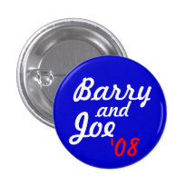 Barry and Joe '08 - Customized Button