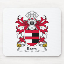 Barry Family Crest Mouse Pads