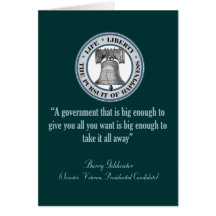 Barry Goldwater Quote (Big Government) Card