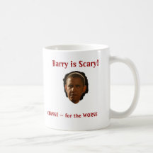 Barry is Scary! mug